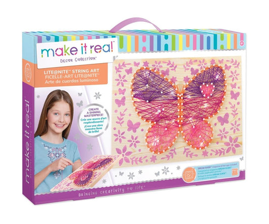 Make It Real Világító pillangó cérna művészet
