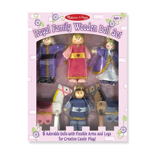 Melissa & Doug Fa figurák, Királyi család