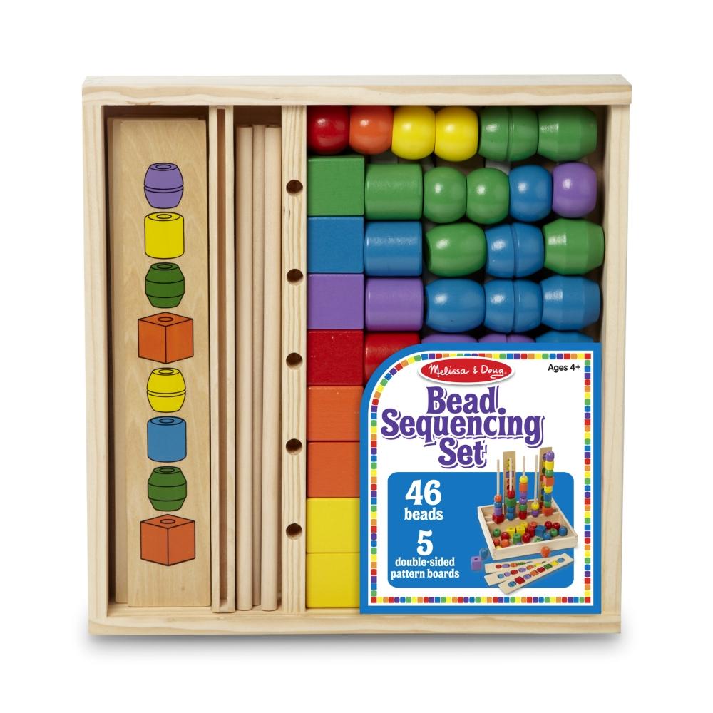 Melissa & Doug Fa készségfejlesztő játék, Gyöngysorépítő