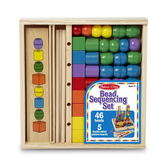 Melissa & Doug Fa készségfejlesztő játék, Gyöngysorépítő