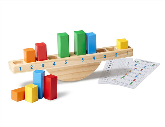 Melissa & Doug Fa készségfejlesztő játék, Szivárvány egyensúlyozás