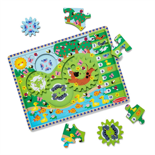 Melissa & Doug fajáték, állatos kirakó
