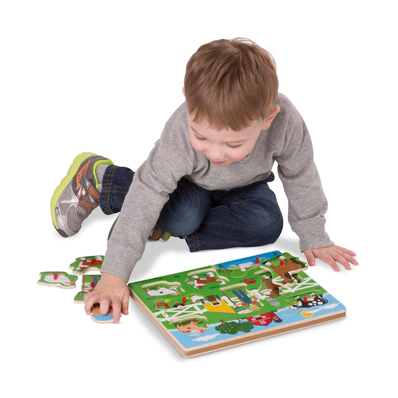 Melissa & Doug Hangos puzzle, Old MacDonald farmja