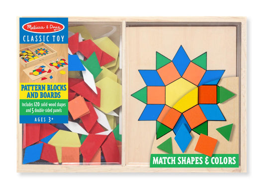 Melissa & Doug Készségfejlesztő játék, Szín- és formaegyeztető kirakó