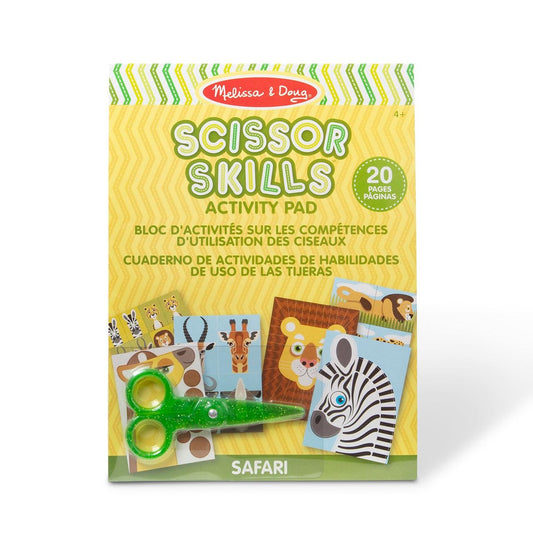 Melissa & Doug Készségfejlesztő játk, olló gyakorló, szafari
