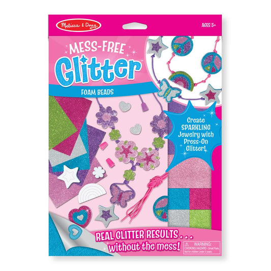 Melissa & Doug Kreatív játék, Glitter habszivacs ékszer készítő