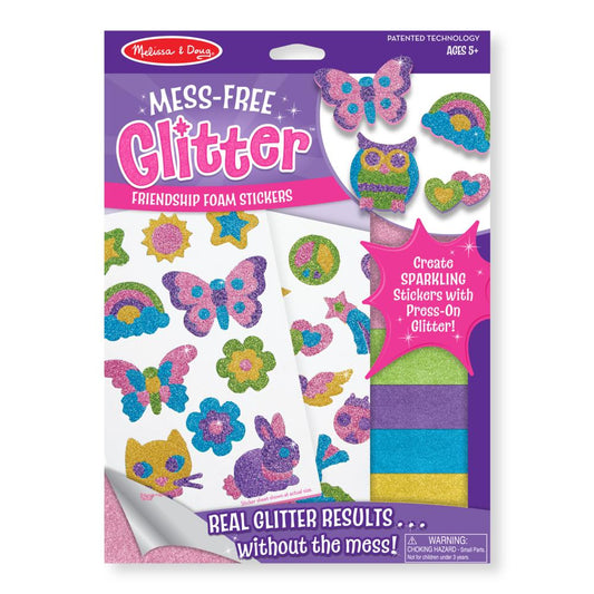 Melissa & Doug Kreatív játék, Glitter pufi matrica készítő, barátság