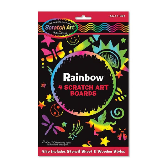 Melissa & Doug Kreatív játék, Képkarc, szivárvány