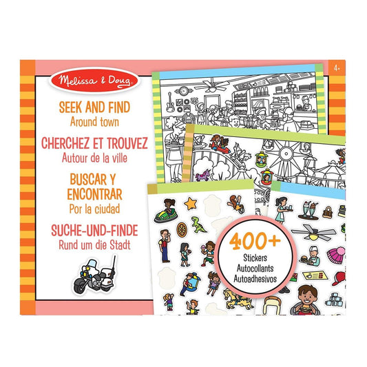 Melissa & Doug Kreatív játék, Keresd meg, matrica készlet