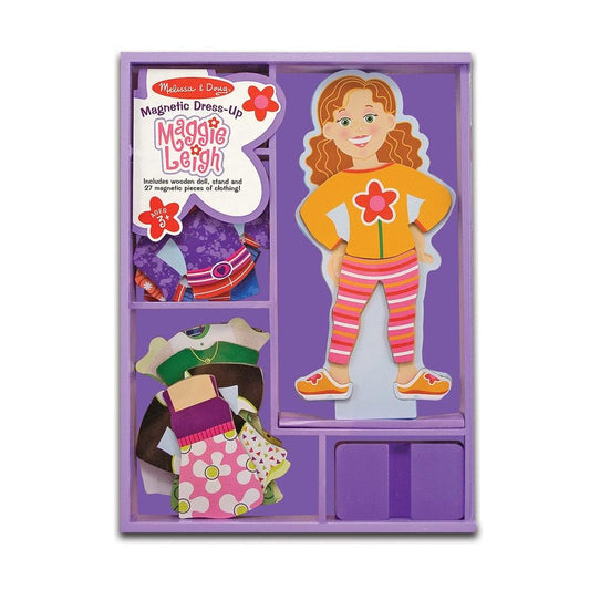 Melissa & Doug Kreatív játék, Mágneses fa öltöztető szett, Maggie Leigh