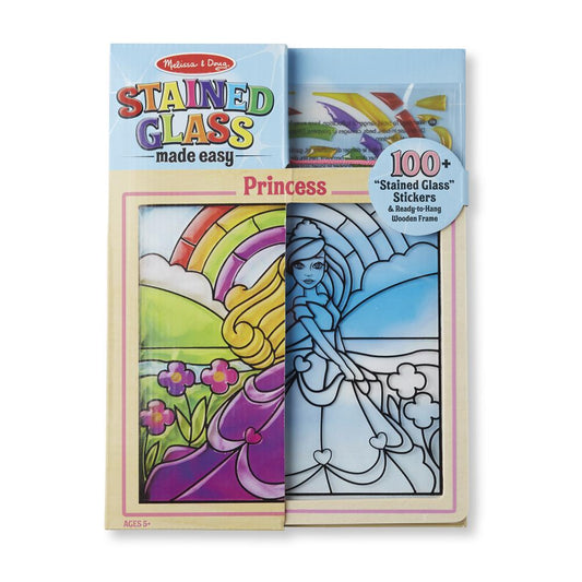 Melissa & Doug Kreatív játék, Ólomüveg képkészítő készlet, hercegnő