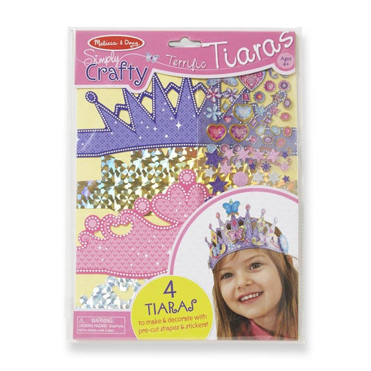 Melissa & Doug Kreatív játék, Papírművészet, csillogó koronák