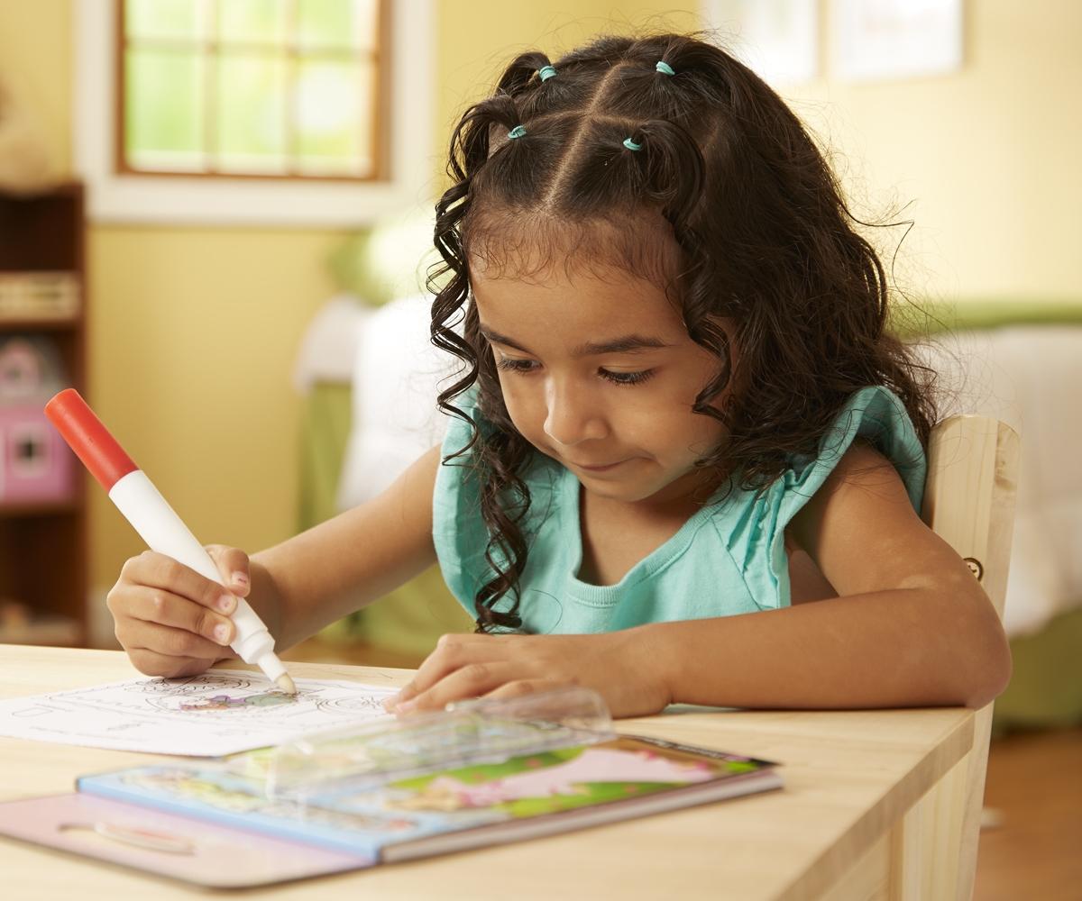 Melissa & Doug Kreatív játék, Színrobbanás színező füzet, hercegnő