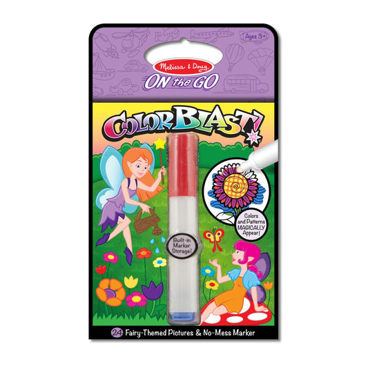 Melissa & Doug Kreatív játék, Színrobbanás színező füzet, tündérek