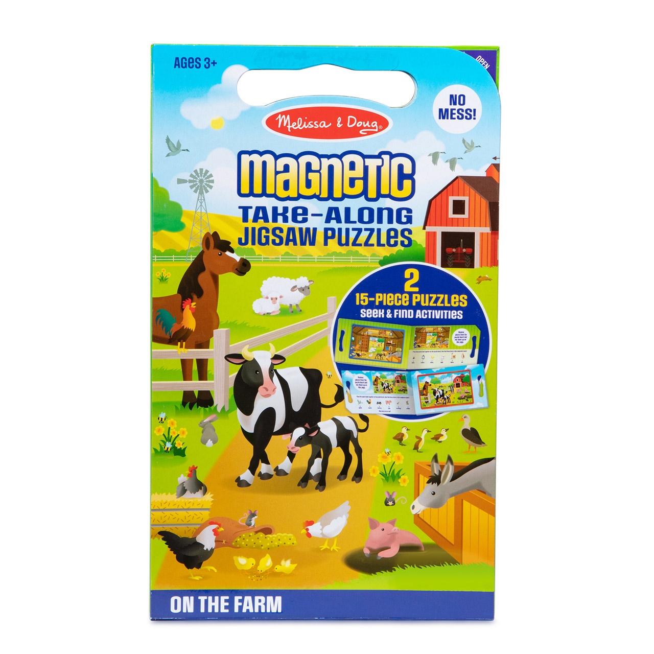 Mágneses puzzle - farm