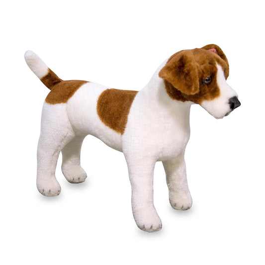 Melissa & Doug, óriás plüss, jack russel terrier