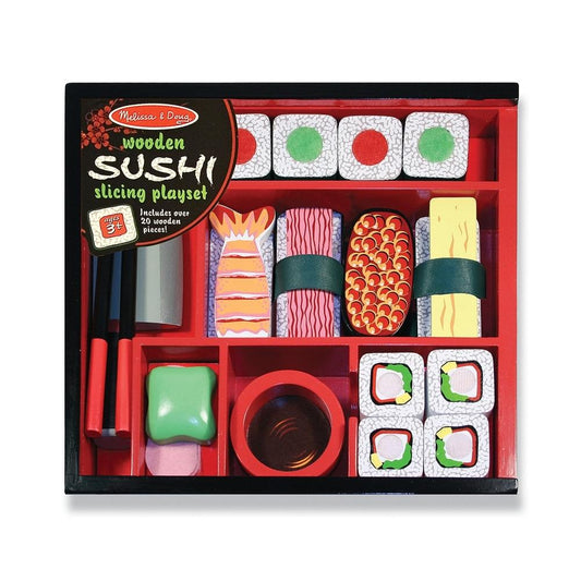 Melissa & Doug Sütés-főzés, sushi fa játékszett