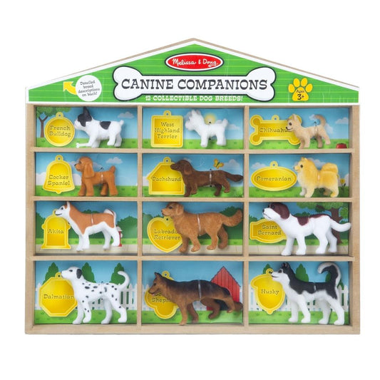 Melissa & Doug Szerepjáték, Állatfigurák, kutyák 12 db