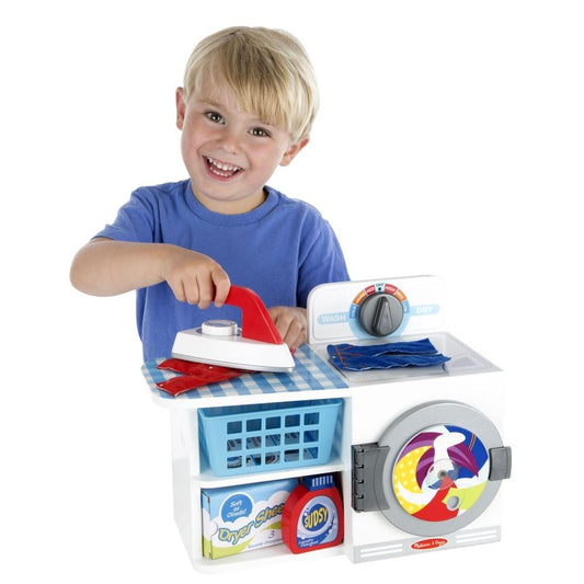 Melissa & Doug Szerepjáték, Mosó, vasaló és szárító készlet