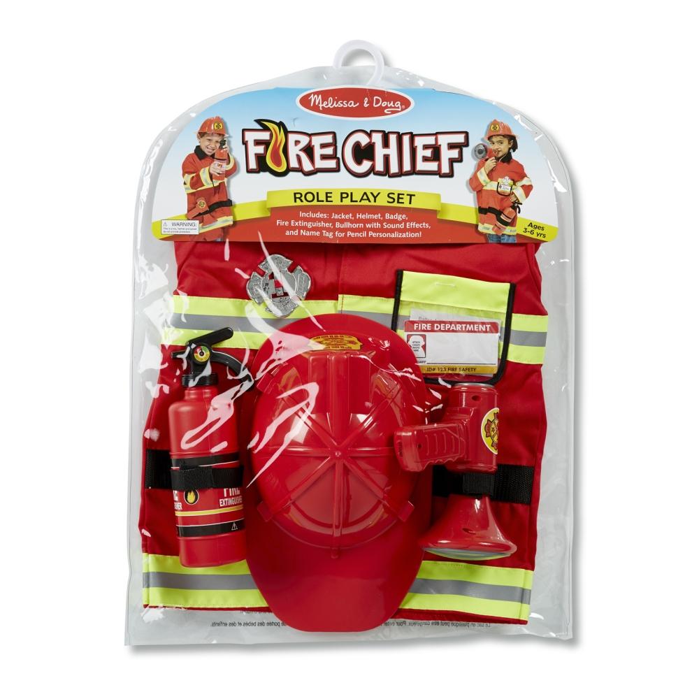 Melissa & Doug Szerepjáték, Tűzoltóparancsnok